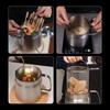 304 Stainless Steel Multifunctional Oil Pot with Filter and Storage Tank