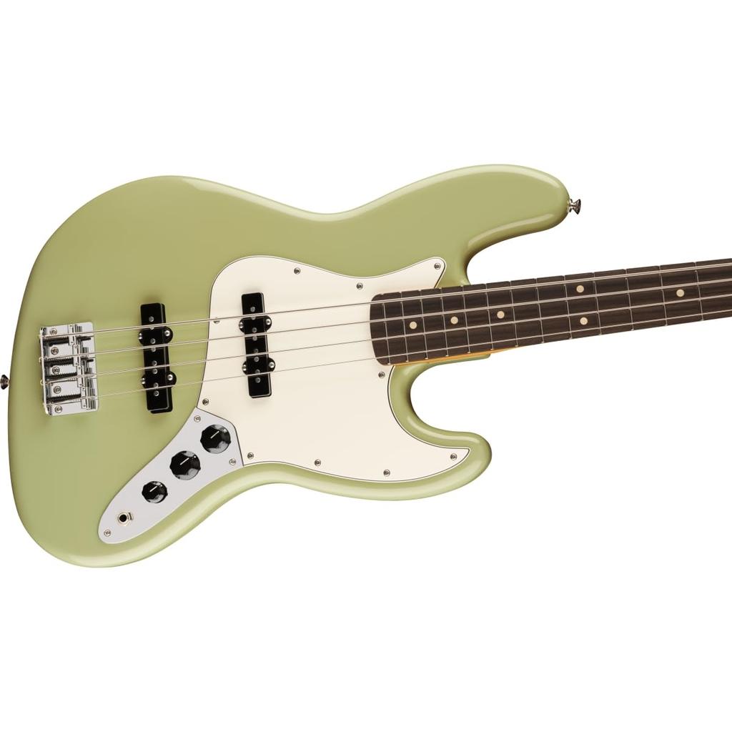 Fender Player II Jazz Rosewood Birch Soft Case Included Bass®, Fingerboard, Green,