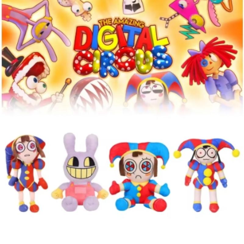 25CM Erstaunliche Digitale Puppe Zirkus Magd Jax Plüsch Magisches Kaninchen Clown Cartoon Peripherie Geeignet Fans Haus Sammlung Dekoration