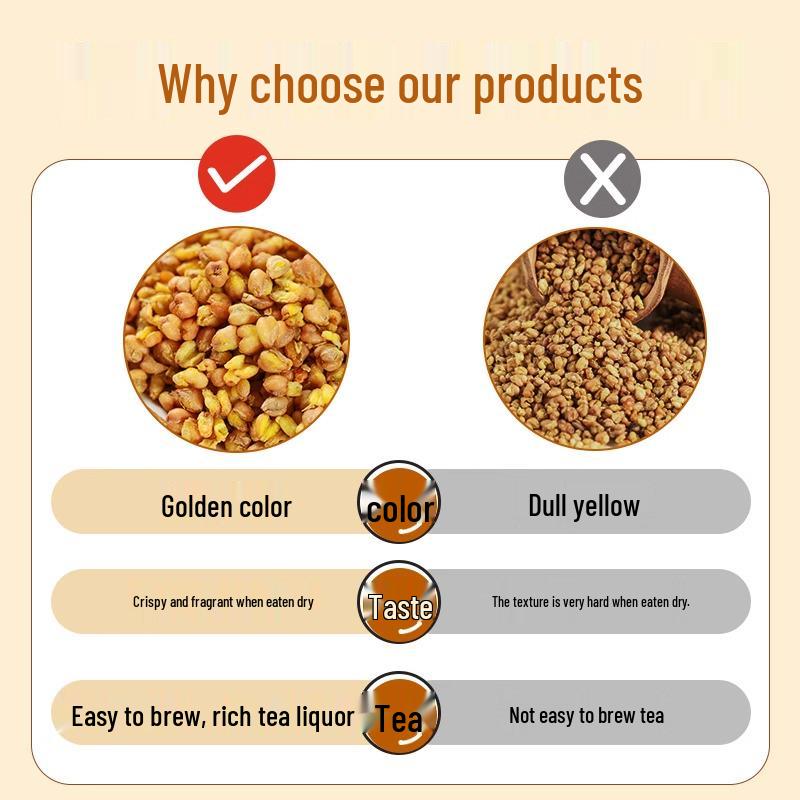 Yellow and Black Buckwheat Tea with Barley - Perfect for Restaurants