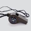 3pcs 3 In 1 Survival Whistle with Compass Thermometer Loud Safety Whistle Hiking Camping Rescues Signal Whistle Tool