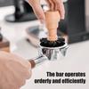 Portafilter Cleaning Brush Professional Portable Coffee Tamper Cleaning Brush with Wooden Handle for Kitchen Tool