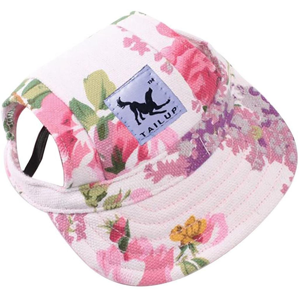 Small Pet Summer Canvas Cap Dog Baseball Visor Hat Puppy Outdoor Pet Cap