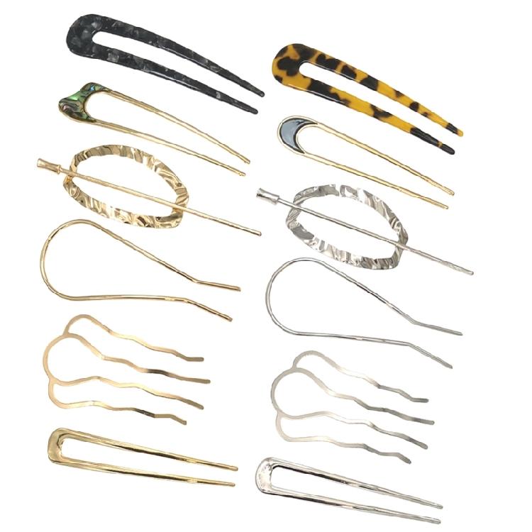 Jedinečný tvar Francouzské sponky do vlasů Příčesky Velká spona do vlasů Ozdoba do vlasů Pro ženy Nabízející vintage a moderní vzhled