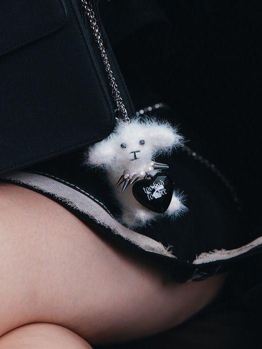 Eireve WILD BABY LAMB BAGCHARM (CREAM WHITE)