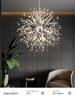 Nordic Dandelion Crystal Chandelier for Living Room or Bedroom