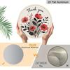 2D Flat Retro Aluminum Wall Stickers in Various Sizes. Watercolor Poppy Flower Thank-you Sign for Teachers. A Retro and Elegant Floral Pendant