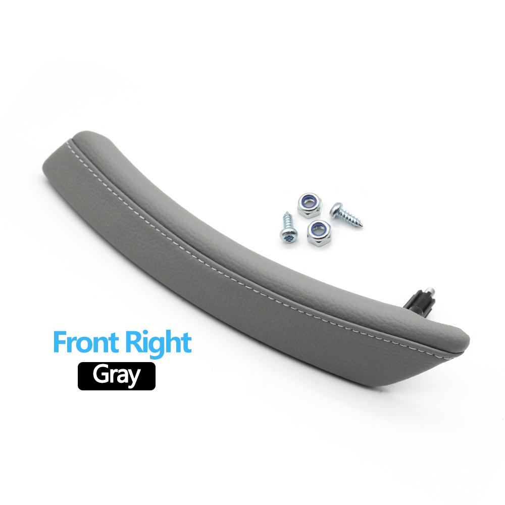 LHD Car Front Rear Left Right Door Handle Armrest Panel Pull Trim Window Switch Cover For BMW 5 Series E60 E61 2006-2010