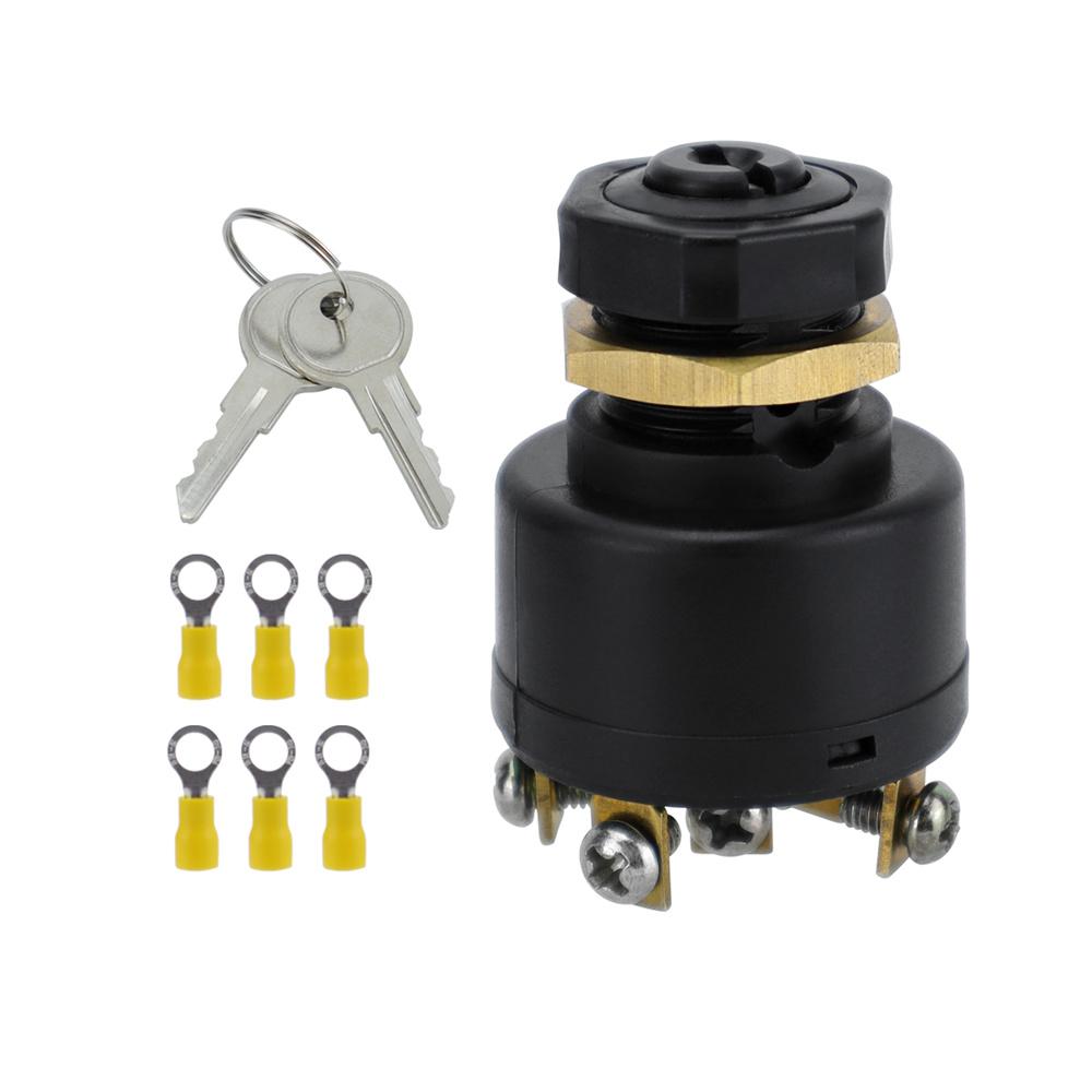 

3 Position Outboard Ignition Switch with 6 Terminals For Boats