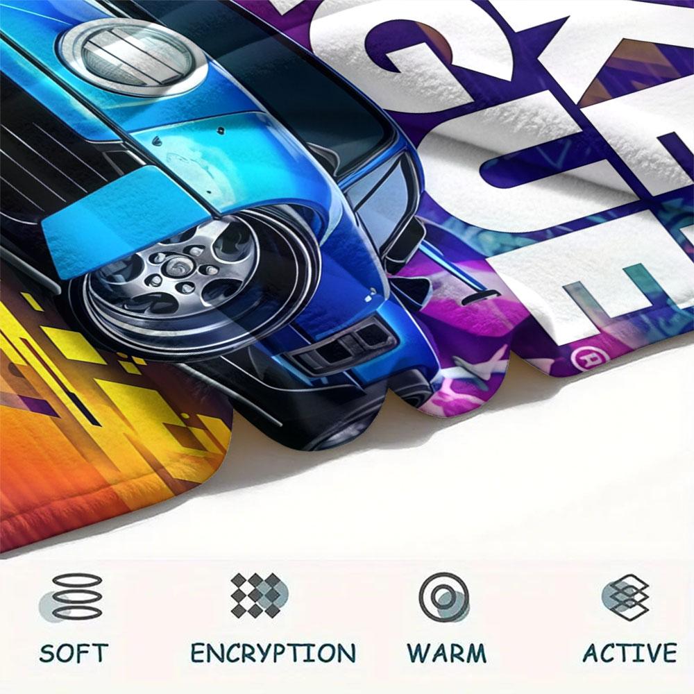 Coperta Rocket League, Alta qualità, Confortevole per Tutte le Stagioni, Decorazione per la Casa, Calore e Comfort