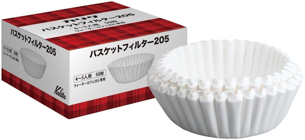 Kalita Coffee Filter Basket Filter 205 White 50pcs for Coffee Makers Commercial Filter #22175