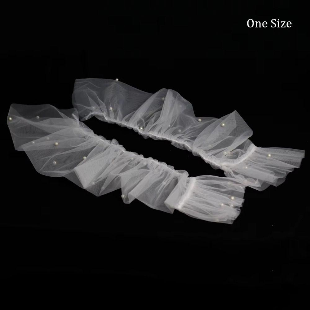 Lace Bridal Long White Gloves Versatile Brides Arm Cuffs  Women,Brides,Bridesmaid