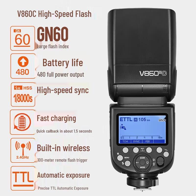 Godox V860III TTL Li-ion On-Camera Flash