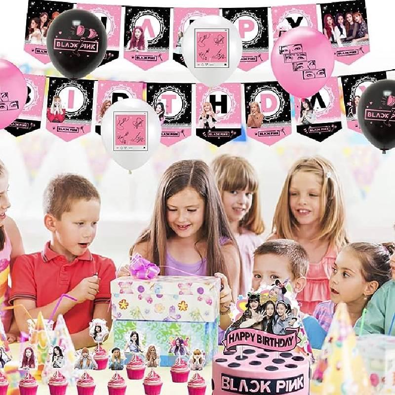 Celebrity-themed Birthday Party Decorations Star Pull Flag Cake Insert Scene Arrangement