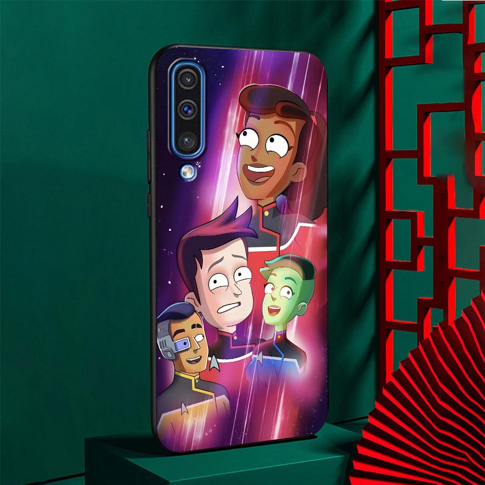 Lower Decks Star Trek Case for Samsung Galaxy A03 A04s A20 A30 A20e A70 A70s A50 A40 A30s A50s A20s A10s TPU Black Phone Cover