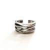 New Retro Jewelry Winding Twisted Thai Silver Multi-layer 925 Sterling Silver  Irregular Geometric Opening Rings