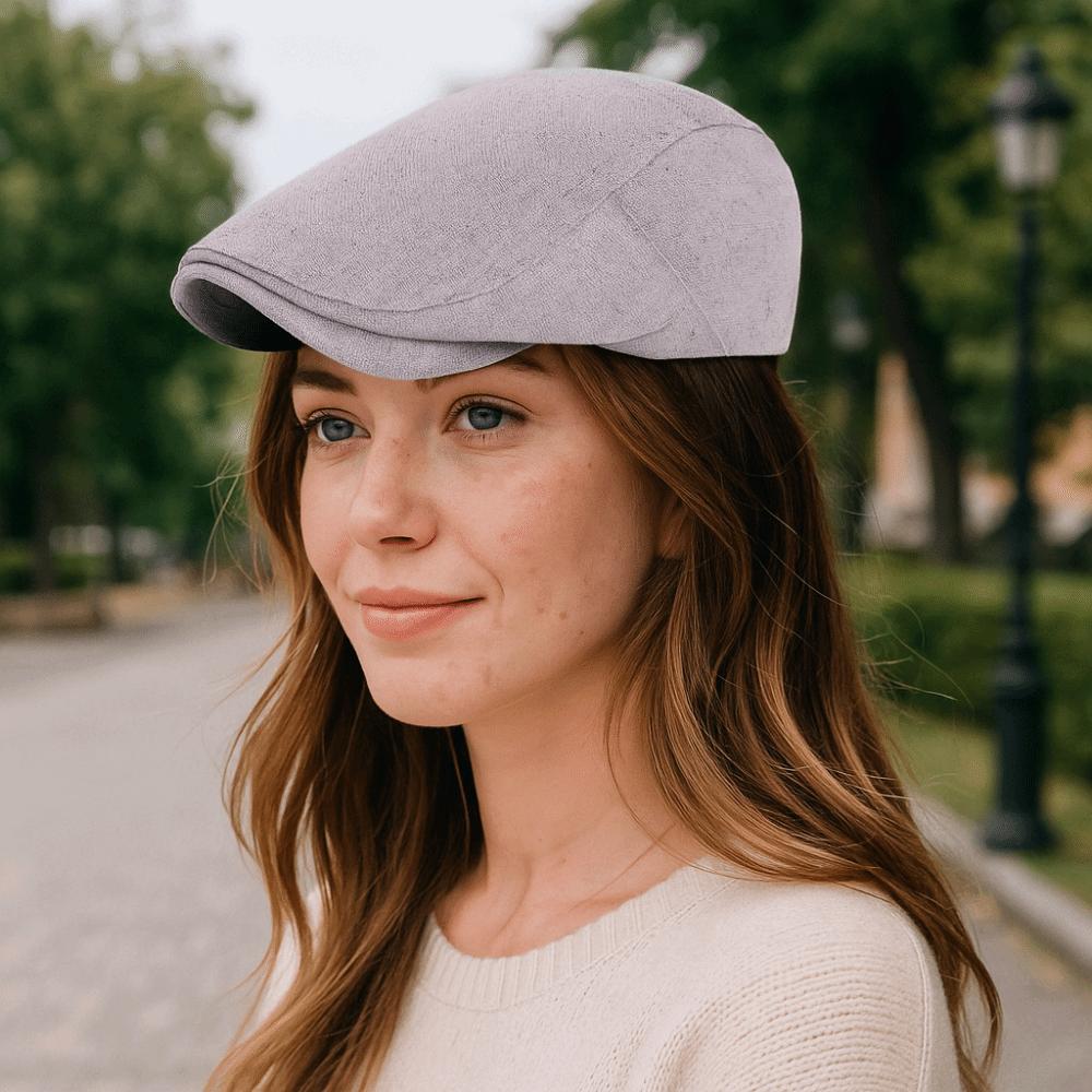 Breathable Duckbill Hats Plain Design Flat Hats Curved Brimmed Hat Forward Hat  Autumn