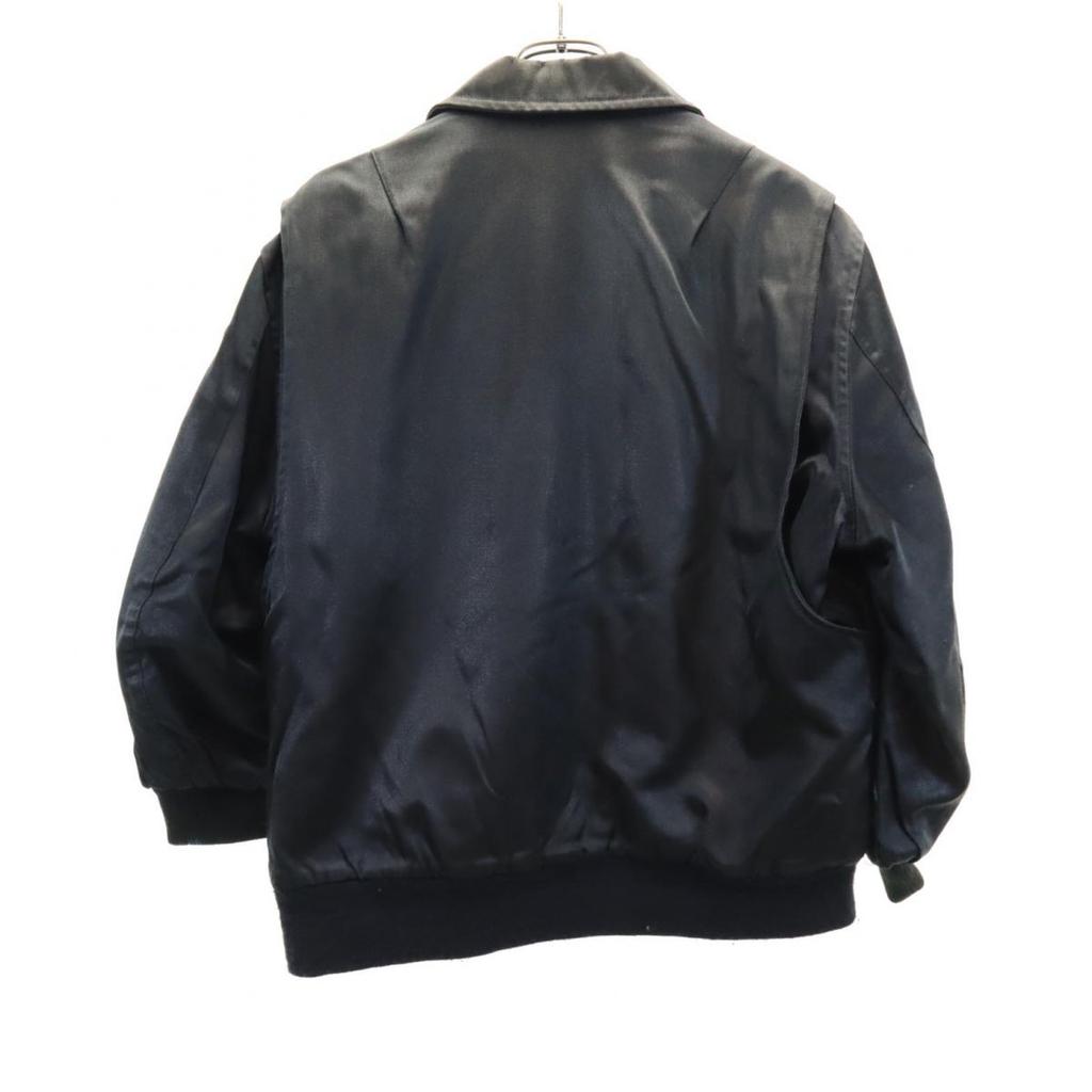 Harley Davidson 80s Made In USA Long Sleeve Nylon Jacket S Black Series Men's Used