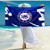 1pc C-Chelsea Beach Towel, Comfortable and Thick, and Swimming/Bath/Picnic/Camping Towel, Suitable for Seaside Beaches