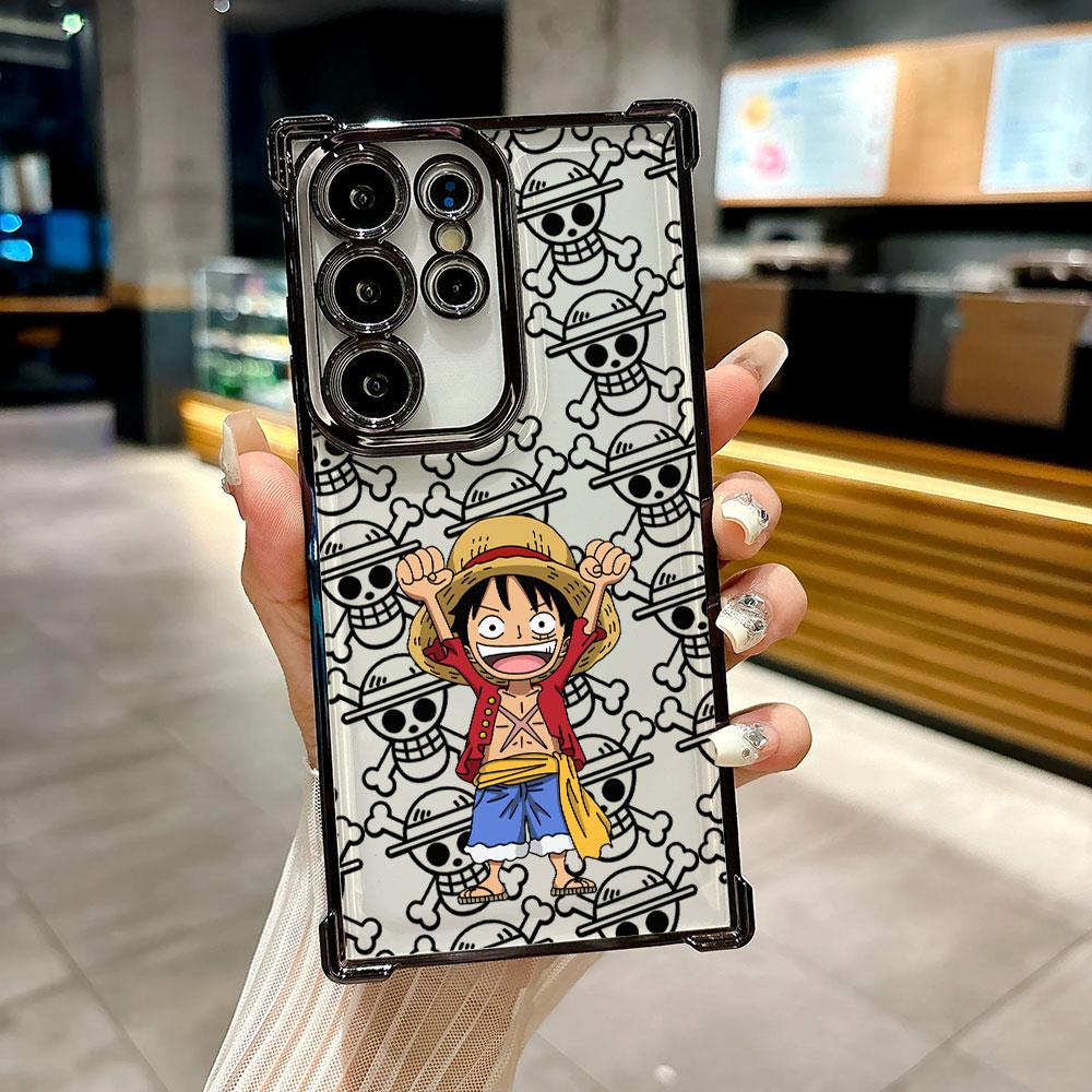 

Cute One Pieces Cartoon Coque For Galaxy S26Ultra Phone Case For Samsung S26 S25 S24 S23 S21 Ultra S20 FE S25 Plus 5G Soft Cover Galaxy S20 Ultra