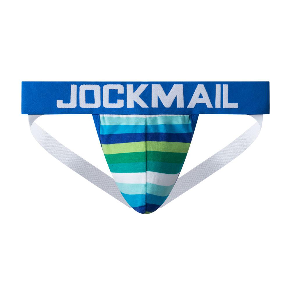 JOCKMAIL Mutande Uomo a Strisce Arcobaleno Vita Bassa in Cotone