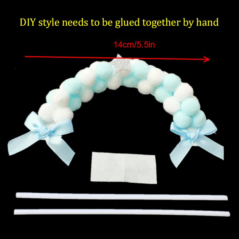 Bunte Bogen Kuchen Dekoration Flagge Bunte Kugel Geburtstag Hochzeit Papier Cupcake Dekoration Party Kuchen Dekoration DIY