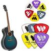 6 Pcs Winner Guitar Picks Large Triangular Anti-Slip Electric Guitar Picks 2.0MM Thick Picks Accessories Acoustic Guitar
