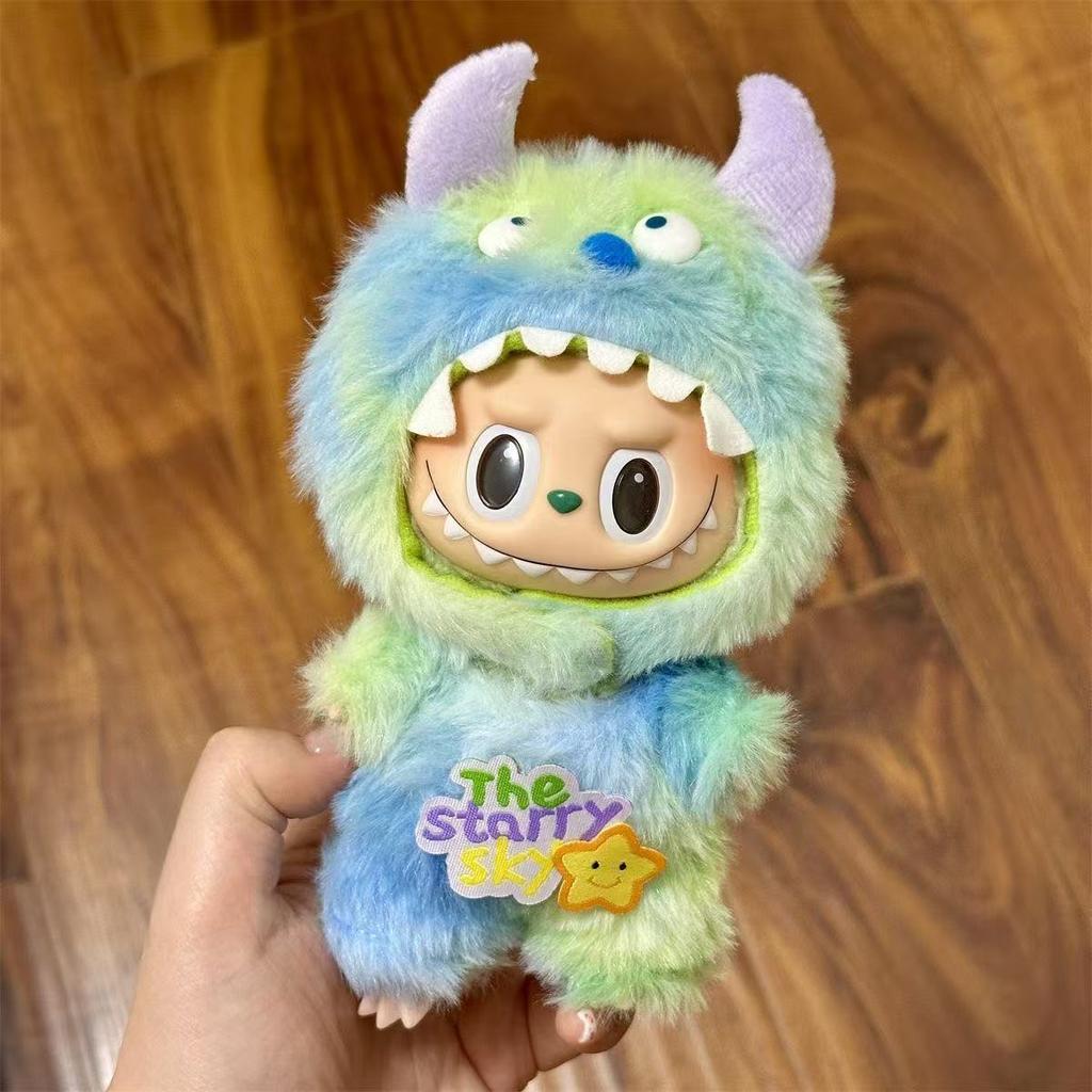 Cute Fried Shrimp Outfit Doll Clothes for Labubu Cartoon Cockroach Dinosaur Plush Clothes Clothes for Labubu V1 V2 V3 Dolls