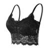 32A-95C Women Sleeveless Lace Vest Bra Cropped Top Camisole Padded Tank Tops Fitness Underwear Floral Lace… More