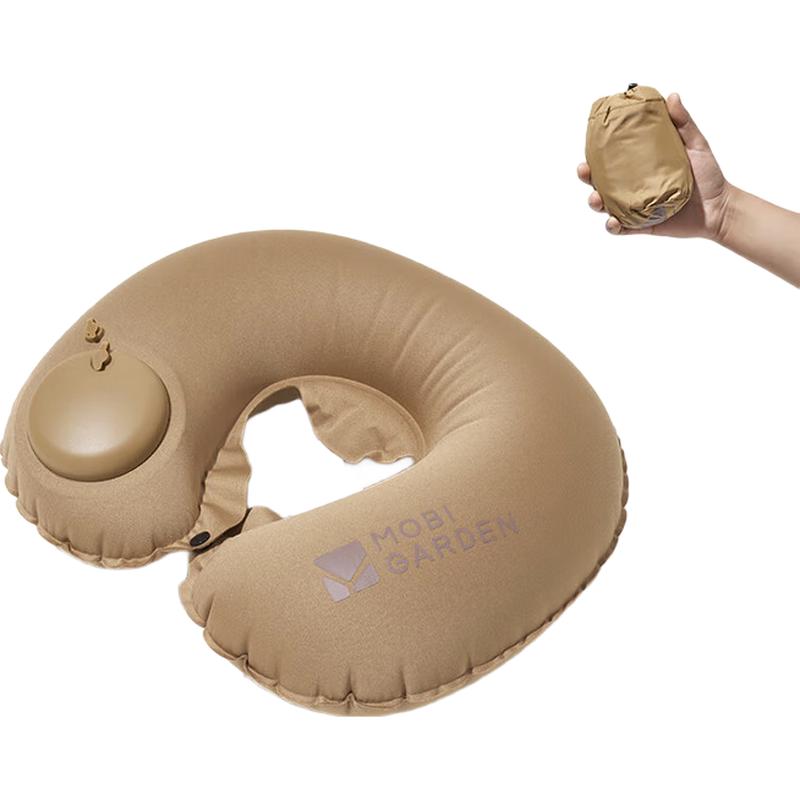 MOBIGARDEN Inflatable Travel Neck Pillow (U-Shape)