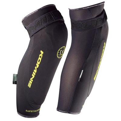 Motorcycle CE Support Knee Shin Protector and Right Black LONG (Left Set) SK-638