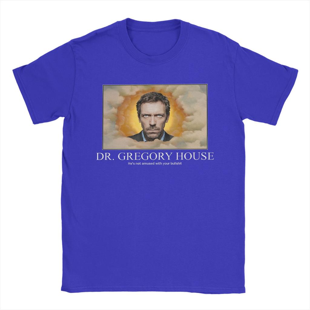 Dr Gregory House Vintage 2000s TV Show Doctor TShirt Beach  Cotton T Shirts For Adult Harajuku Print Tee Shirt  Clothing