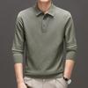 Yalu Men's Casual Autumn Knit Polo Shirt