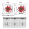 Moroccan Watercolor Vintage Morocco Flag Square Pillowcases Living Room  Cushion Case Cute Home Decoration Throw Pillow Case