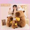 Adorable Capybara Plush Toy For Kids With Creative Chef Design Perfect For Birthdays