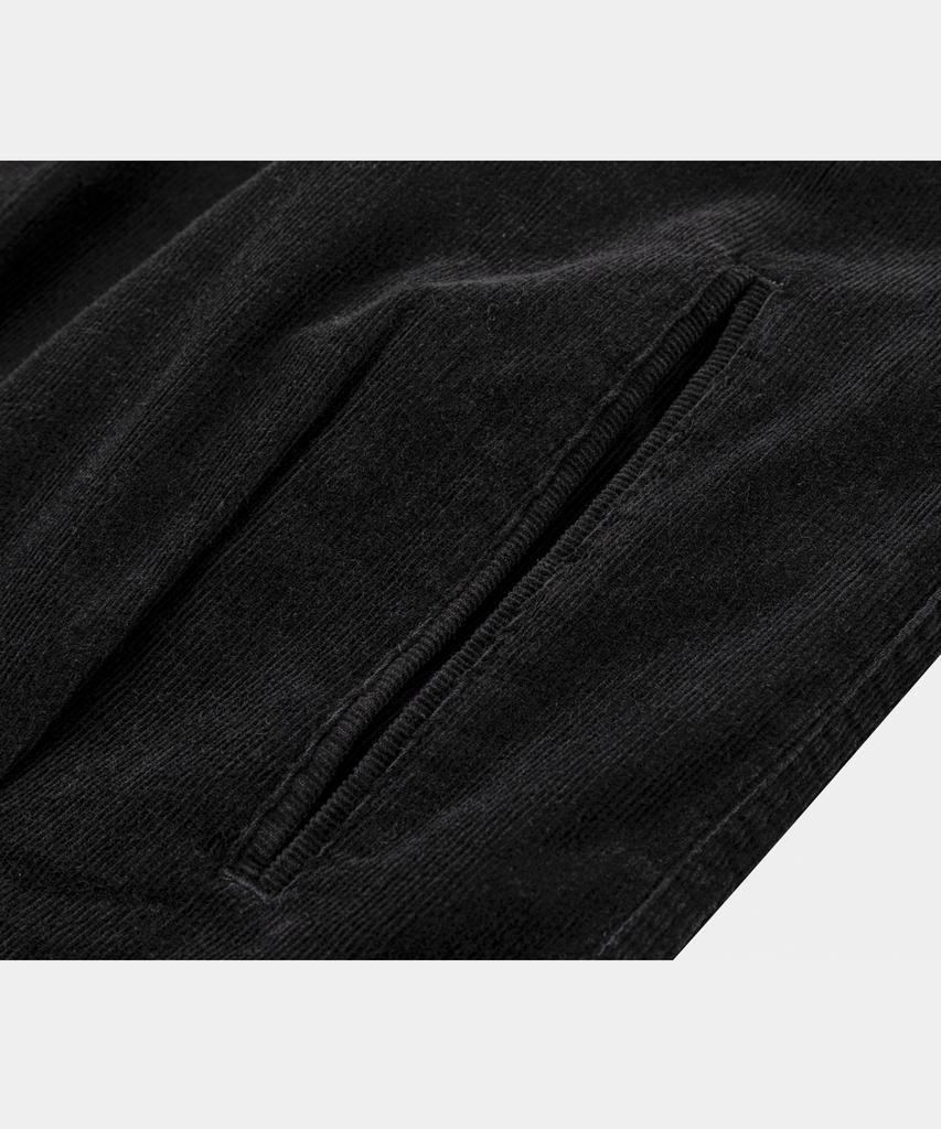 Lettercomo Soft Corduroy Trucker Jacket Black