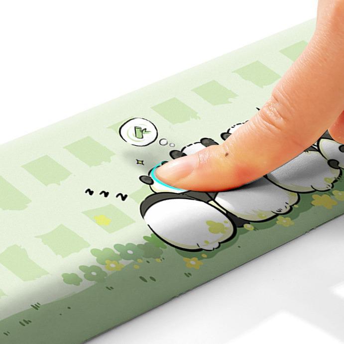 Panda Wrist Support Mouse Pad with Memory Foam - Women's Office Wrist Protection