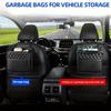 1Pc Multifunctional Car Seat Storage Bag Leather Storage Bag Garbage Bag Storage Bag Suitable for Most Car Models
