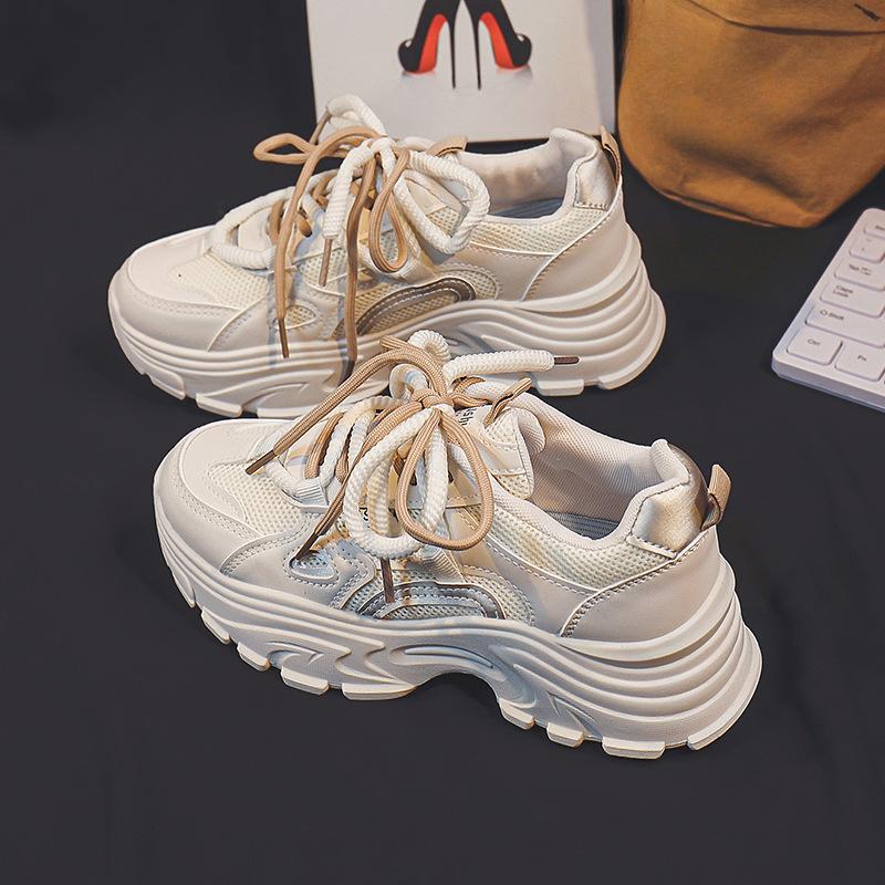 

Весна и осень Новые универсальные дышащие повседневные кроссовки женские сетчатые легкие мягкие нескользящие черные и белые туфли для папы 40