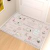 Anime R-Rilakkuma Cute Cartoon Movie Bathroom Mat Kids Room Bedroom Decoration Balcony Anti-Slip Doormat Living Room Welcome Rug