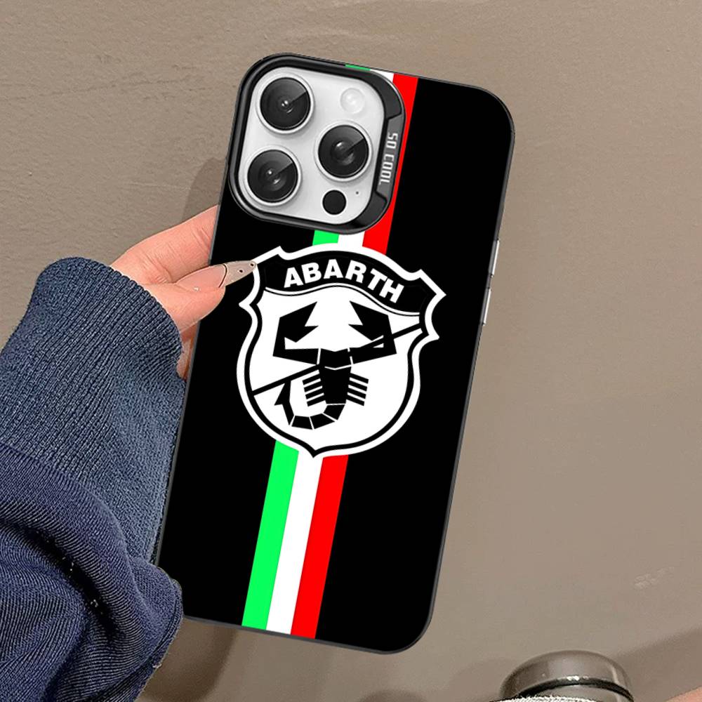 A-AbarthS-S LOGO Phone Cases For IPhone 17 16 15 14 13 12 11 Plus Pro Max Pro Color Matte Cover