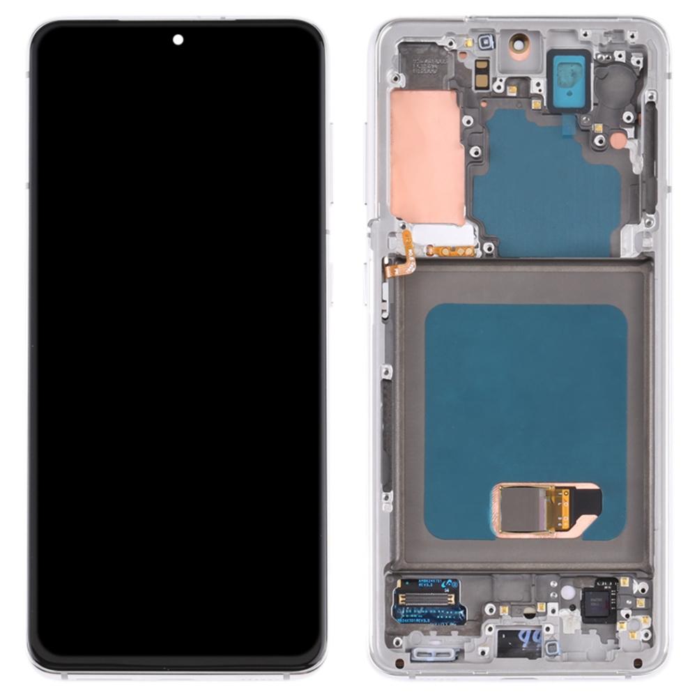 For Samsung Galaxy S21 5G G991 OLED Screen and Digitizer Assembly+Frame (without Logo)