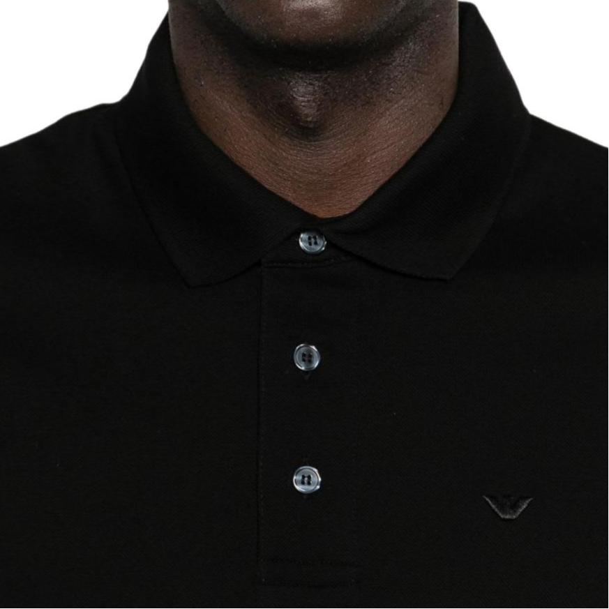 Emporio Armani FW25 Cotton Short Sleeve Straight Fit Polo Shirt Men Tops EM004643-AF12955-UC001