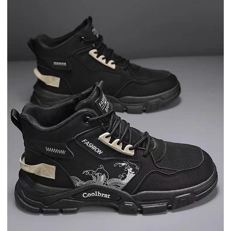 

Men s shoes spring non-slip and wear-resistant outdoor work high-top outdoor tooling shoes new men s sports Martin boots 44