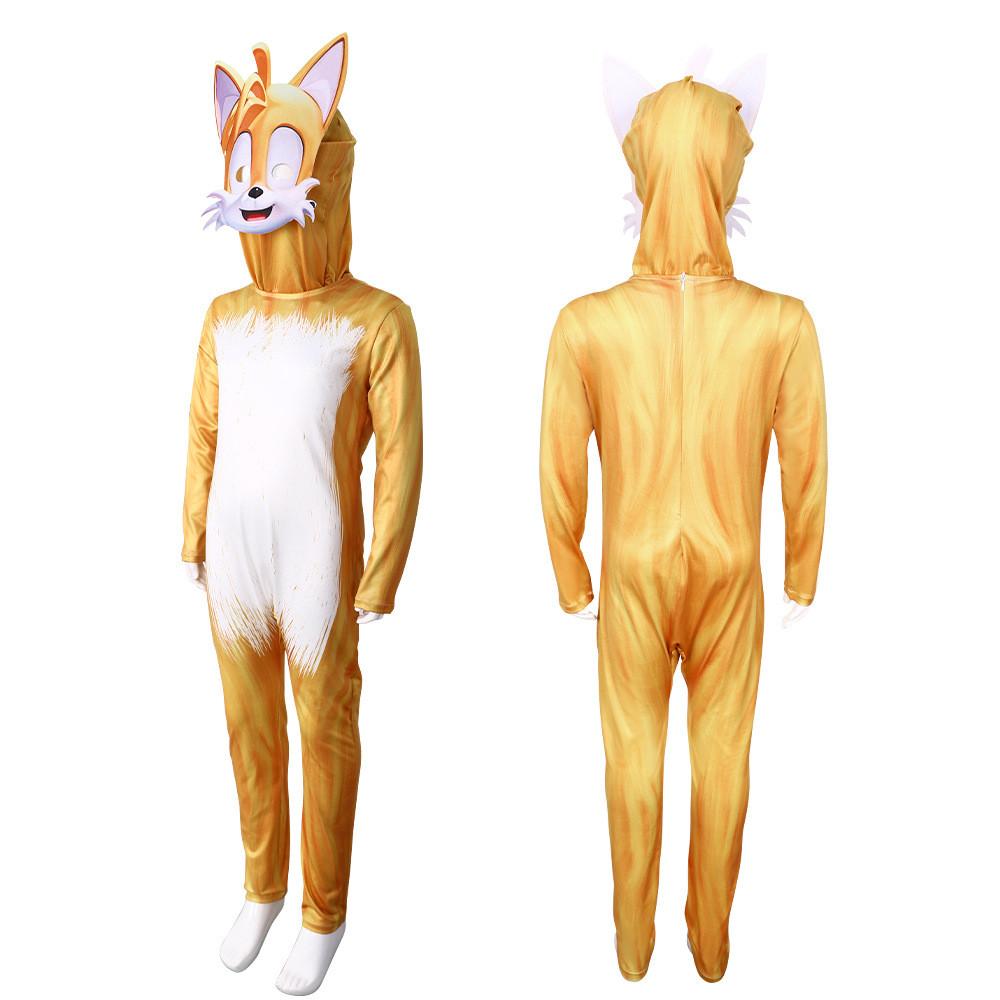 Sonic The Hedgehog Cosplay Bodysuit In Milk Silk For Game Character Role Play
