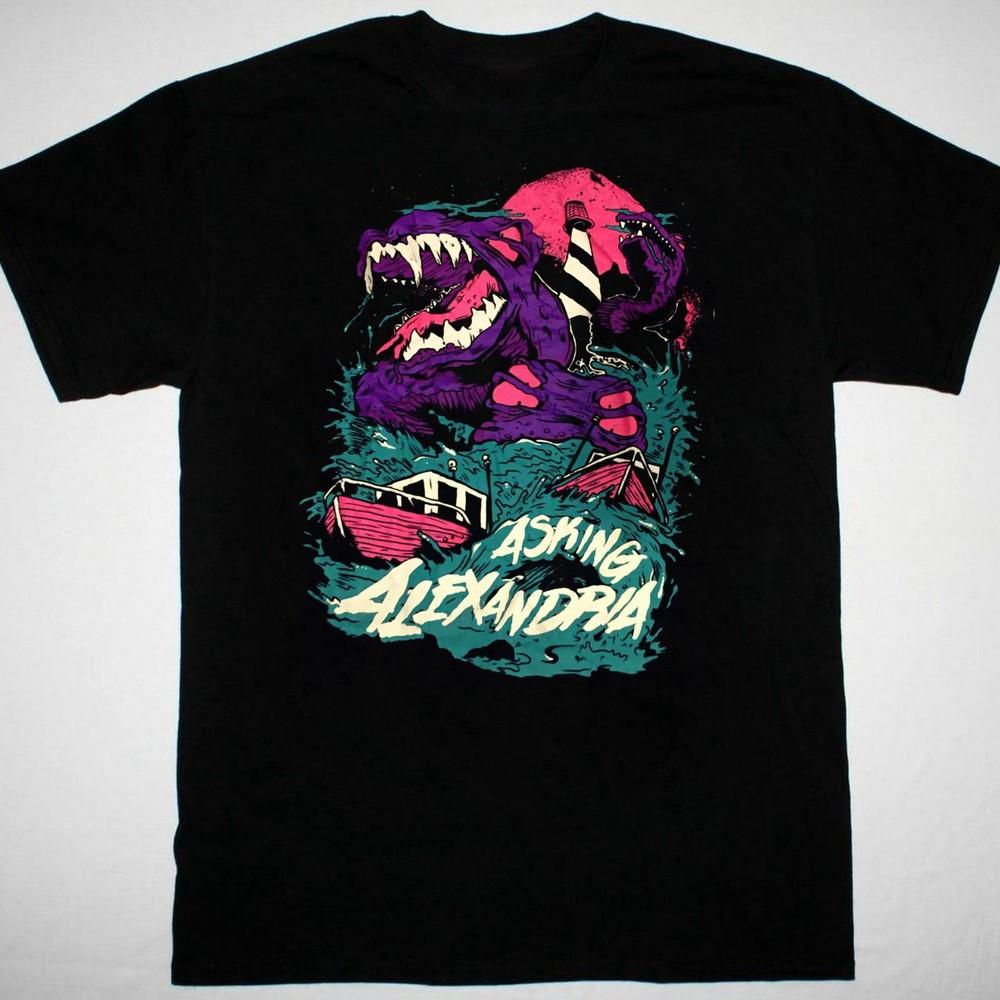 

Asking Alexandria Graphic Men Women T-shirt Black Cotton Size S-2XL Unisex T-Shirt XXL