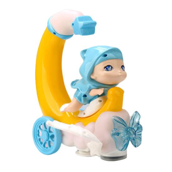 

Розвиваючий мультфільм «Електрична місячна машинка з музичним підсвічуванням», обертання на 360 градусів, уникання перешкод синій