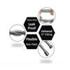 Shower Hose 5m Extra Long Stainless Steel Shower Head Hoses, With Solid Brass Connector, Universal, Anti-burst, Chrome Finish.(500cm) Hwy
