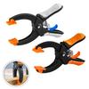 6/8 Inch Ratcheting Hand Clamps Spring Clamps Jaw Opening Clamping Force For Gluing Securing Woodworking Tools