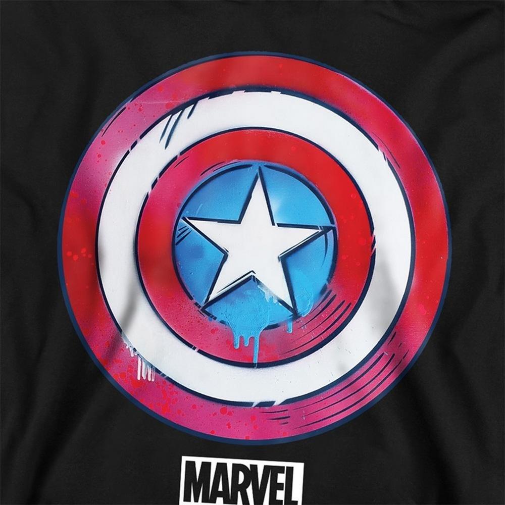 Captain America Childrens/Kids Drip Shield Pull Over Hoodie